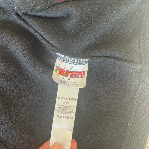 Youth Spyder Zip Up Fleece - Picture 3 of 6